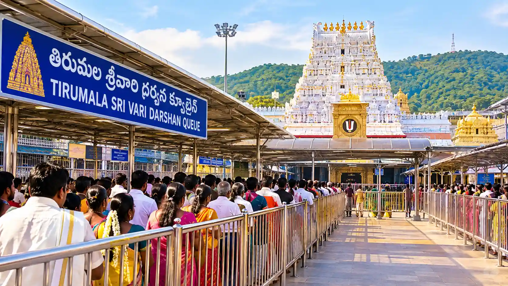 Tirumala temple darshan queue